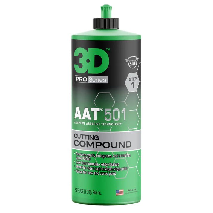 3D AAT 501 Cutting Compound - Double Diamond Detailing Supplies - 3D