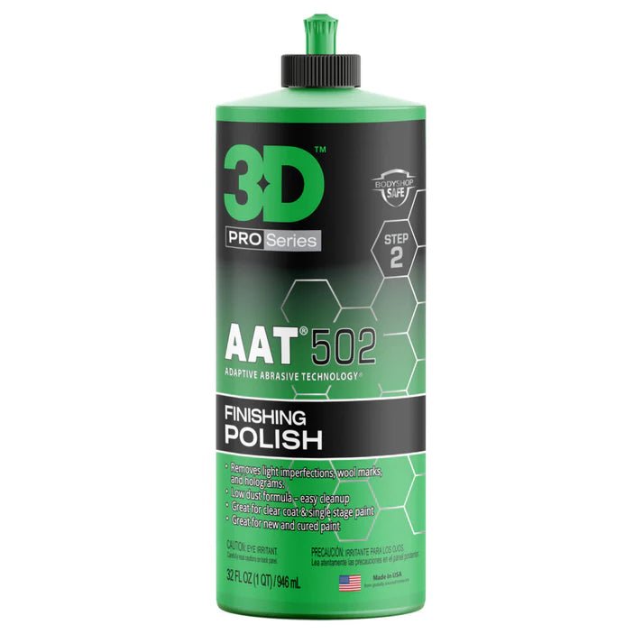 3D AAT 502 Finishing Polish - Double Diamond Detailing Supplies - 3D