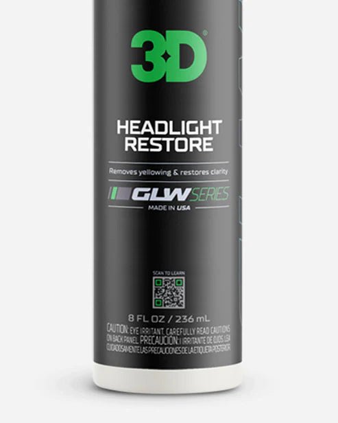 3D GLW Series Headlight Restore - Double Diamond Detailing Supplies - 3D