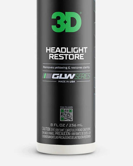 3D GLW Series Headlight Restore - Double Diamond Detailing Supplies - 3D