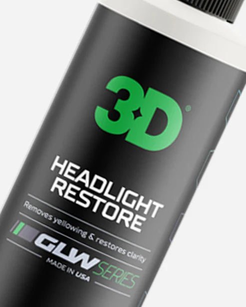 3D GLW Series Headlight Restore - Double Diamond Detailing Supplies - 3D