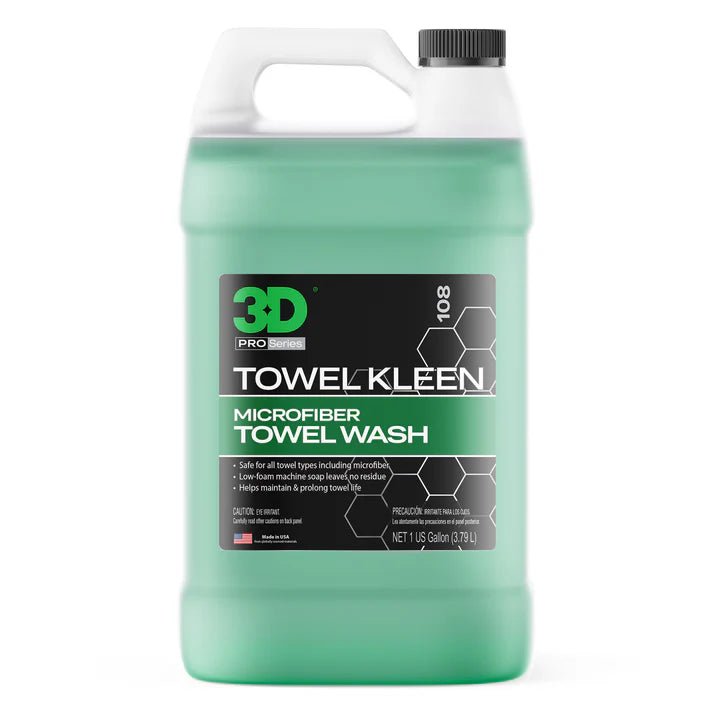 3D Towel Kleen Microfiber Detergent - Double Diamond Detailing Supplies - 3D
