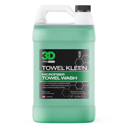 3D Towel Kleen Microfiber Detergent - Double Diamond Detailing Supplies - 3D