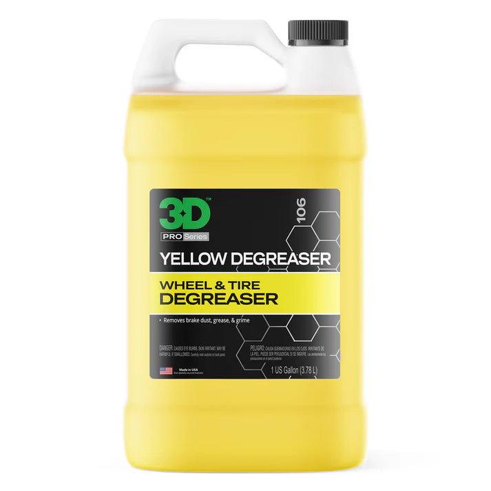 3D Yellow Degreaser Wheel Cleaner - Double Diamond Detailing Supplies - 3D