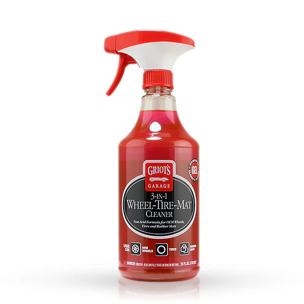 3-in-1 Wheel-Tire-Mat Cleaner