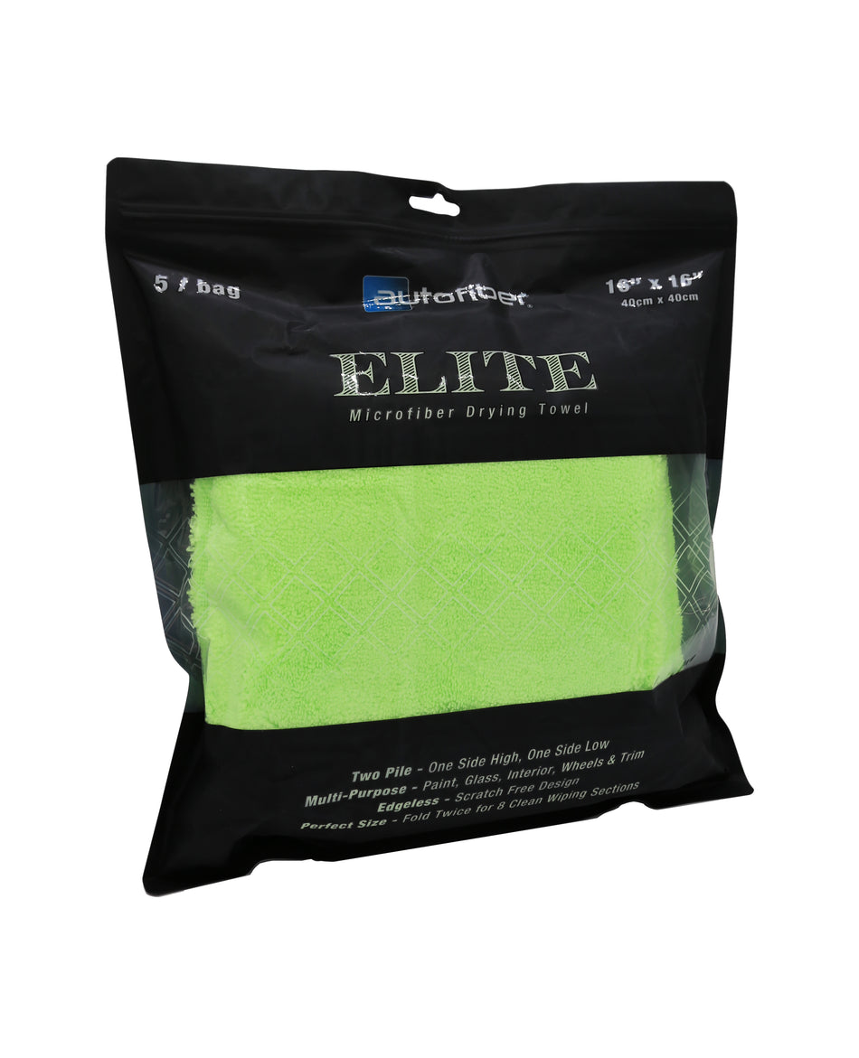 AutoFiber [Elite] Edgeless Microfiber Detailing Towels (5 Pack)