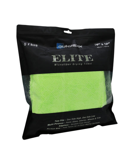 AutoFiber [Elite] Edgeless Microfiber Detailing Towels (5 Pack) - Double Diamond Detailing Supplies - AutoFiber