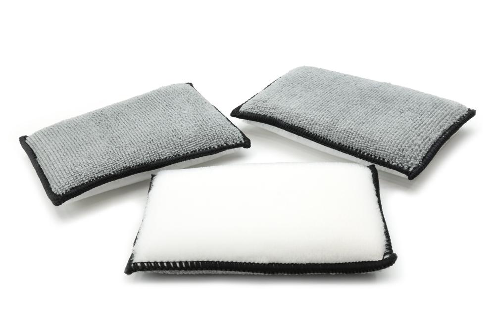 AutoFiber Scrub Ninja Interior Scrub Sponge 3 Pack - Double Diamond Detailing Supplies - AutoFiber