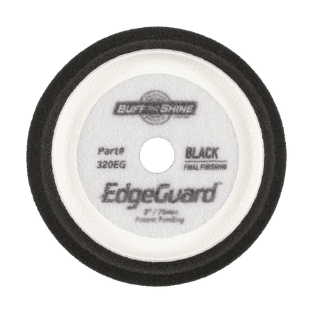 Buff and Shine Black EdgeGuard Foam Pad - Final Finishing - Double Diamond Detailing Supplies - Buff and Shine