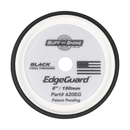 Buff and Shine Black EdgeGuard Foam Pad - Final Finishing - Double Diamond Detailing Supplies - Buff and Shine