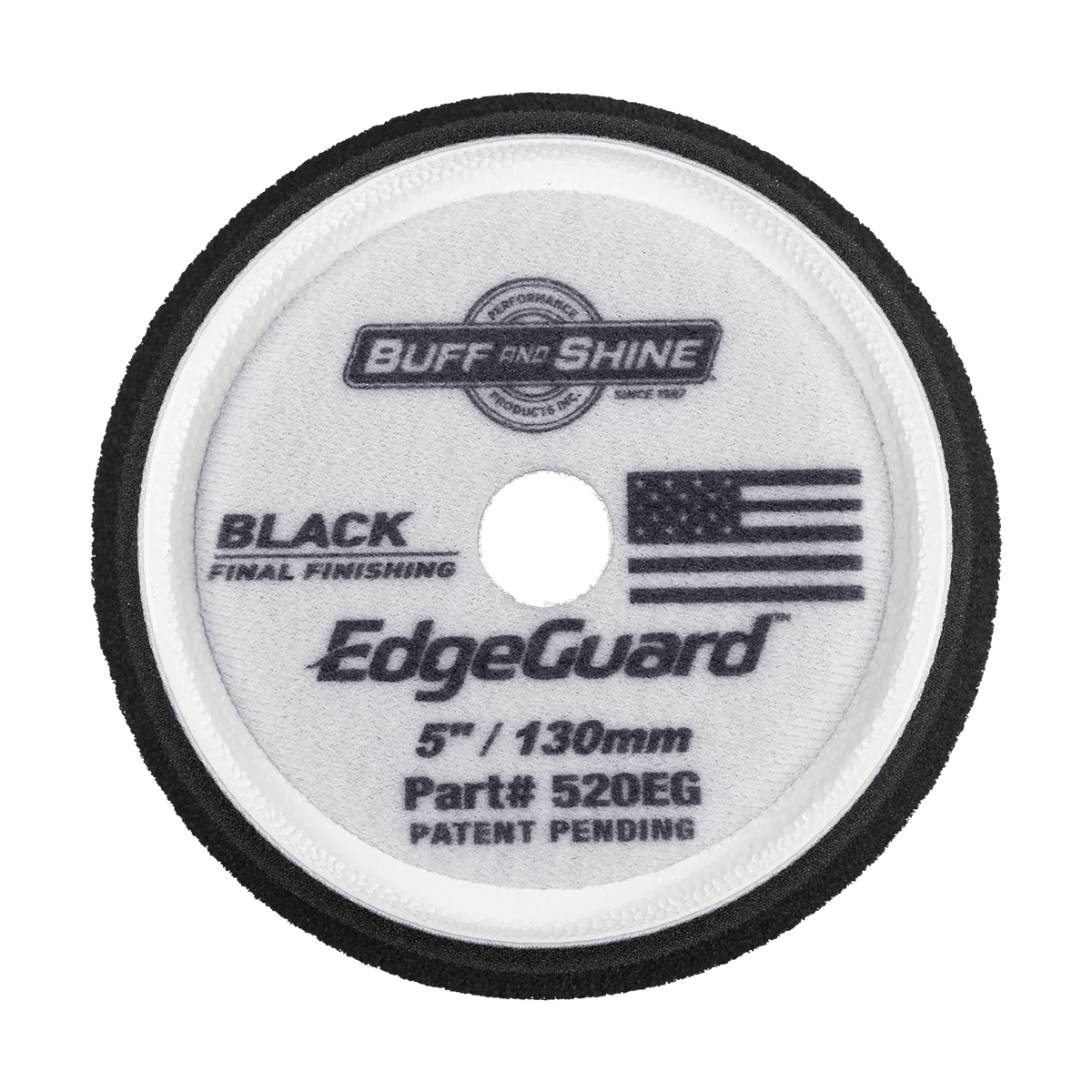 Buff and Shine Black EdgeGuard Foam Pad - Final Finishing - Double Diamond Detailing Supplies - Buff and Shine