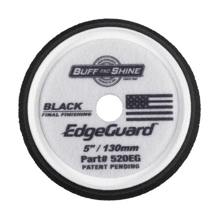 Buff and Shine Black EdgeGuard Foam Pad - Final Finishing - Double Diamond Detailing Supplies - Buff and Shine