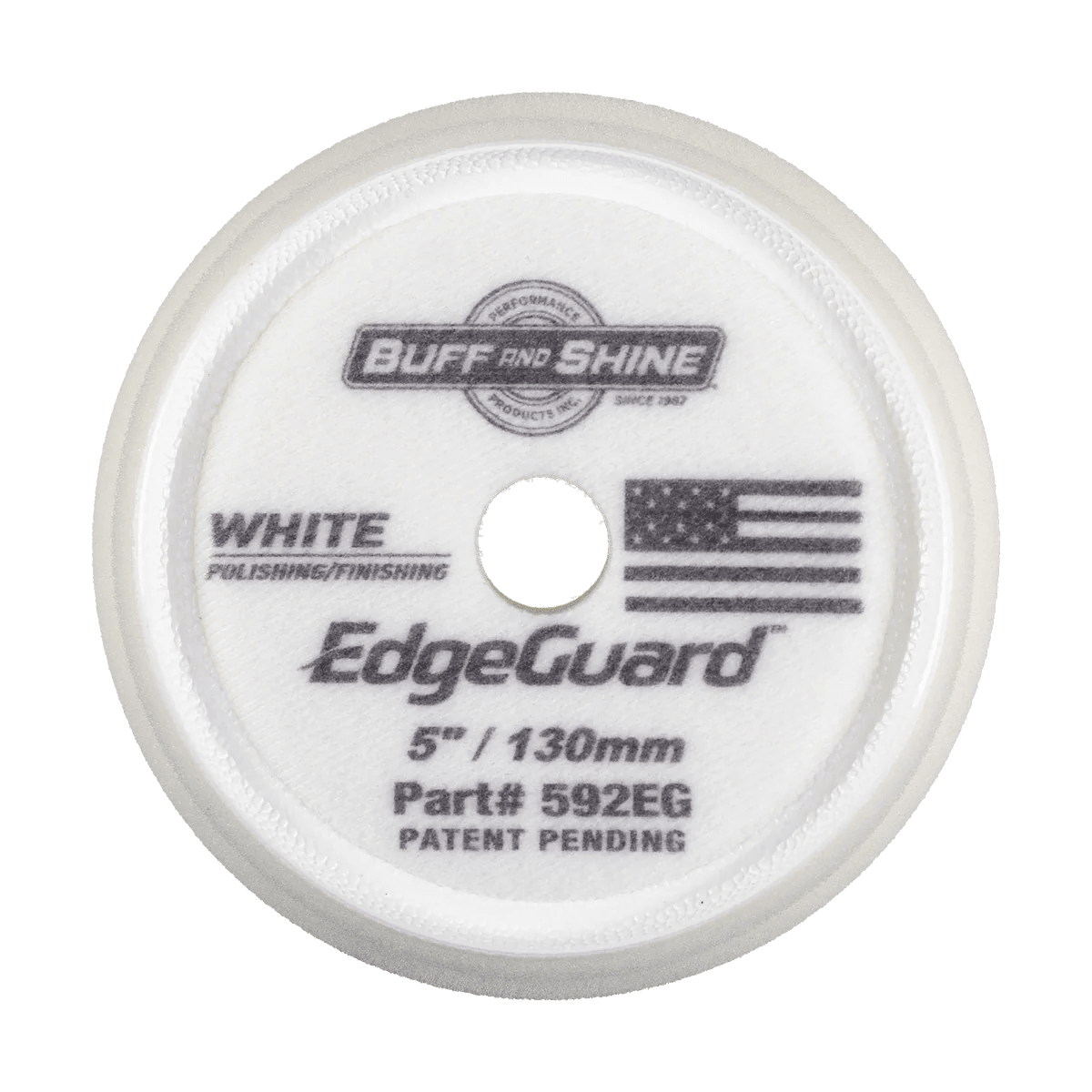 Buff and Shine White EdgeGuard Foam Pad - Polishing/Finishing - Double Diamond Detailing Supplies - Buff and Shine
