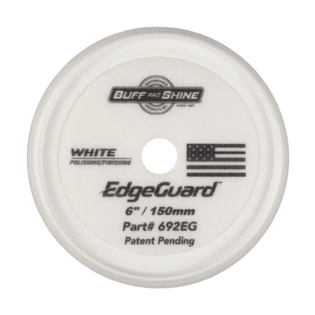 Buff and Shine White EdgeGuard Foam Pad - Polishing/Finishing - Double Diamond Detailing Supplies - Buff and Shine