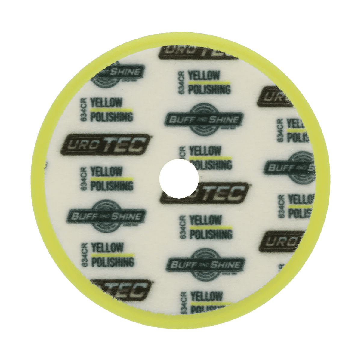 Buff and Shine Yellow URO-TEC Foam Pad - Polishing - Double Diamond Detailing Supplies - Buff and Shine