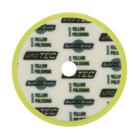 Buff and Shine Yellow URO-TEC Foam Pad - Polishing - Double Diamond Detailing Supplies - Buff and Shine