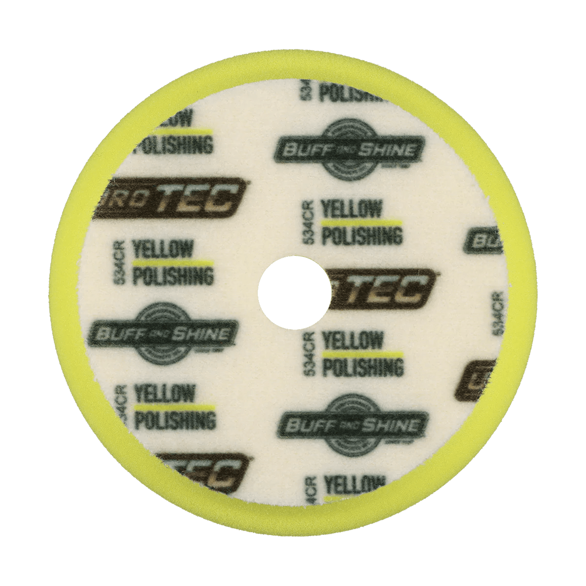 Buff and Shine Yellow URO-TEC Foam Pad - Polishing - Double Diamond Detailing Supplies - Buff and Shine