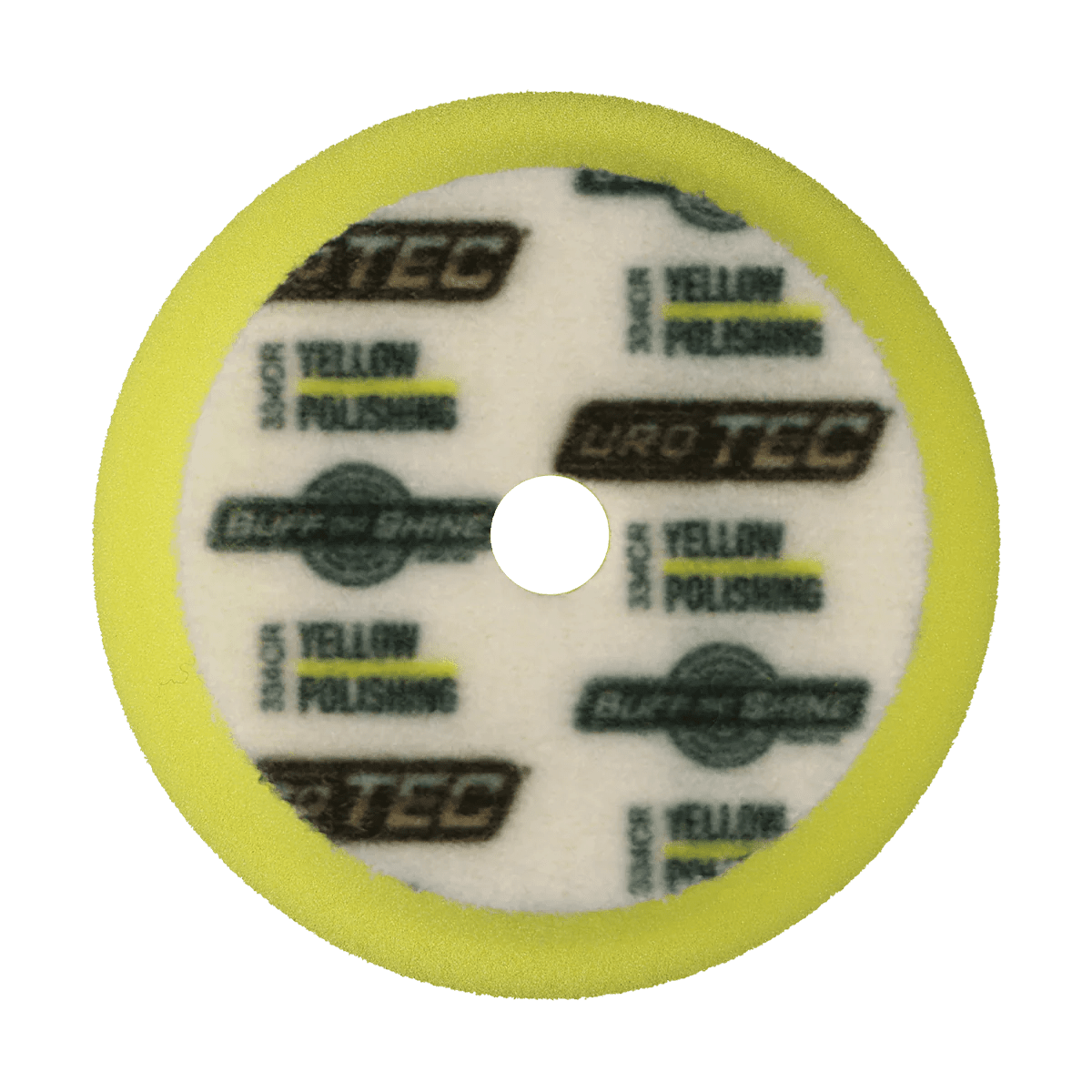 Buff and Shine Yellow URO-TEC Foam Pad - Polishing - Double Diamond Detailing Supplies - Buff and Shine