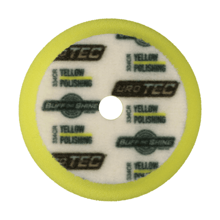 Buff and Shine Yellow URO-TEC Foam Pad - Polishing - Double Diamond Detailing Supplies - Buff and Shine