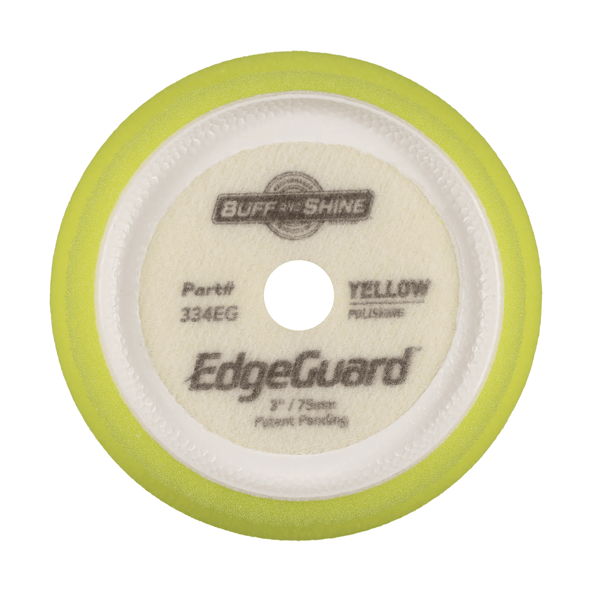 Buff & Shine Yellow Edge Guard Foam Pad - Polishing - Double Diamond Detailing Supplies - Buff and Shine