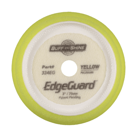Buff & Shine Yellow Edge Guard Foam Pad - Polishing - Double Diamond Detailing Supplies - Buff and Shine