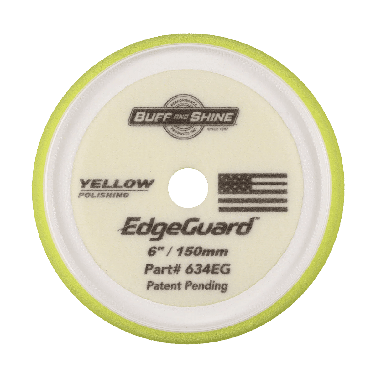 Buff & Shine Yellow Edge Guard Foam Pad - Polishing - Double Diamond Detailing Supplies - Buff and Shine