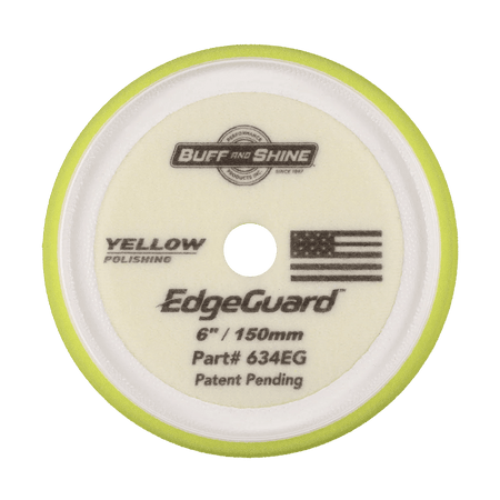 Buff & Shine Yellow Edge Guard Foam Pad - Polishing - Double Diamond Detailing Supplies - Buff and Shine