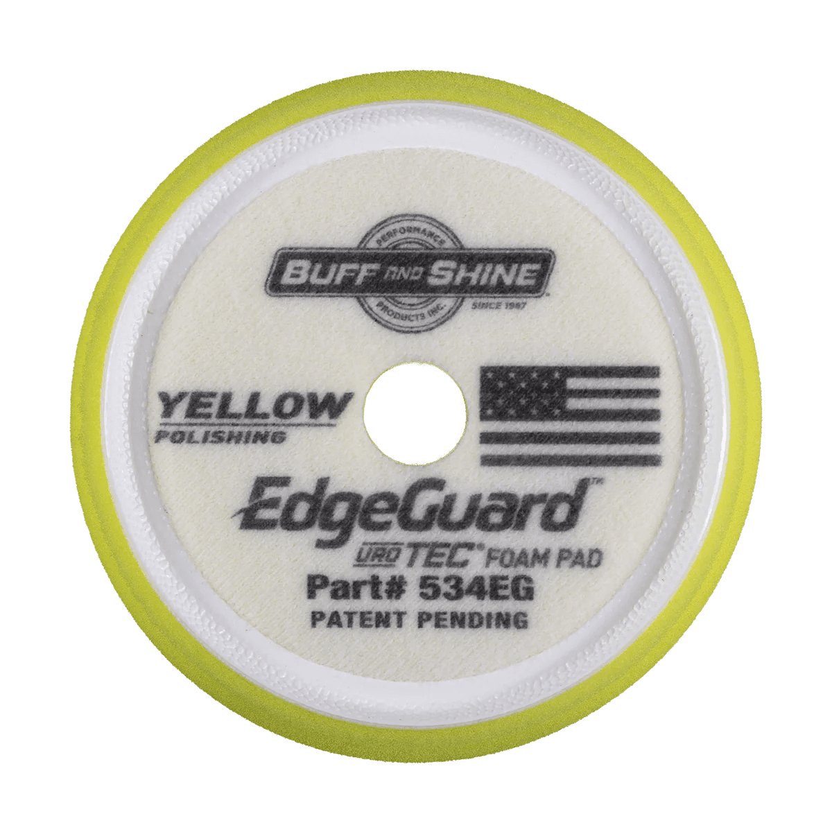 Buff & Shine Yellow Edge Guard Foam Pad - Polishing - Double Diamond Detailing Supplies - Buff and Shine