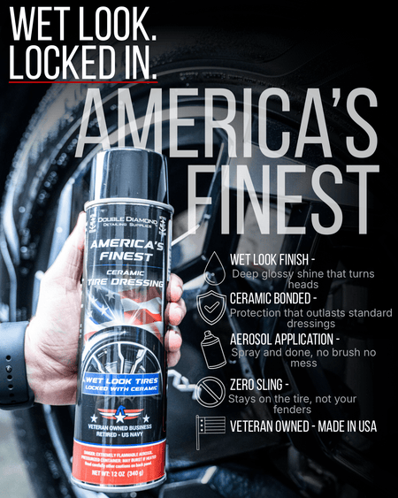 Double Diamond America's Finest Ceramic Tire Dressing - Double Diamond Detailing Supplies - Double Diamond Detailing Supplies