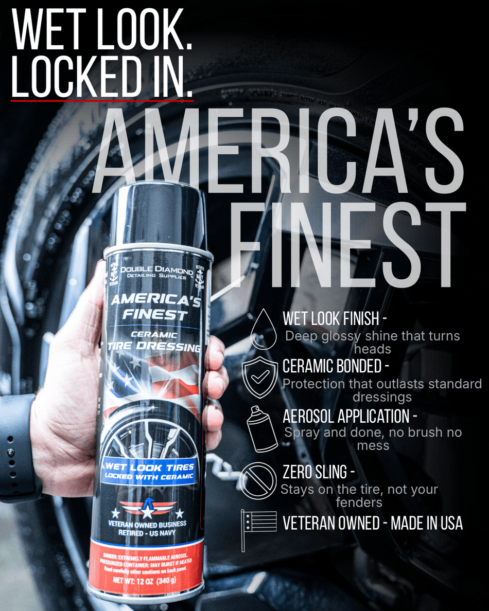 Double Diamond America's Finest Ceramic Tire Dressing - Double Diamond Detailing Supplies - Double Diamond Detailing Supplies