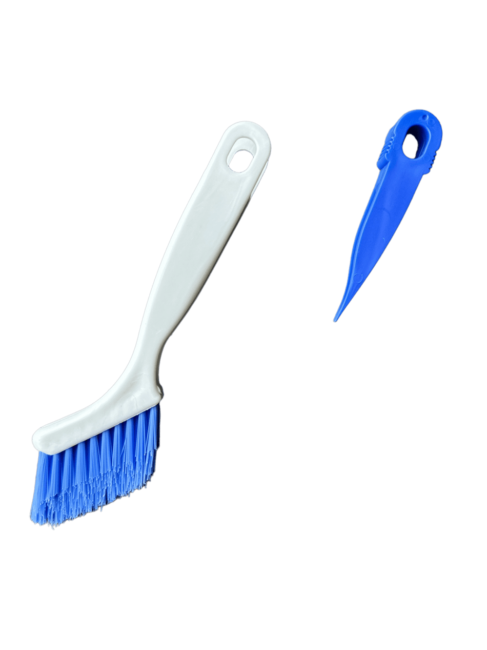Hi-Tech Seam Brush with Crevice Tool - Double Diamond Detailing Supplies - Hi-Tech