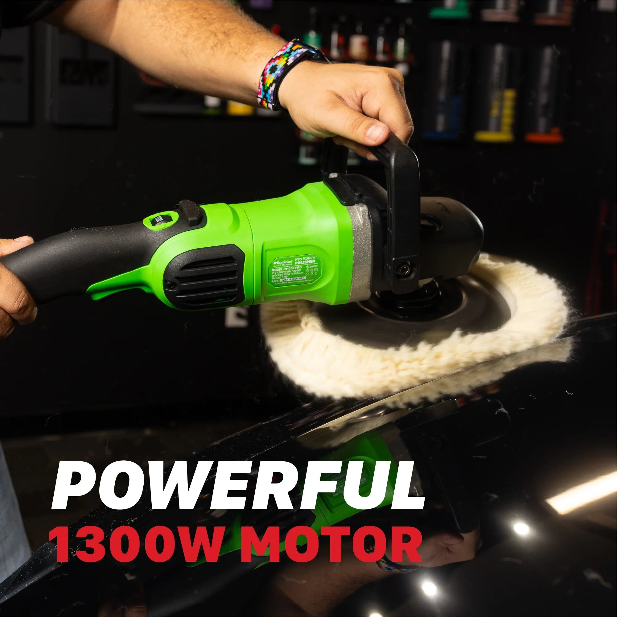 Maxshine M1300 Pro - 7in Plate, 1300W - Double Diamond Detailing Supplies - Maxshine