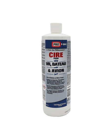 Pro P-38-Q RV, BOAT & AIRCRAFT WAX - Double Diamond Detailing Supplies - Pro