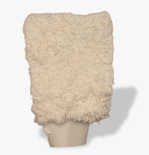 SM Arnold Snow White Chenille Wash Mitt - Double Diamond Detailing Supplies - SM Arnold
