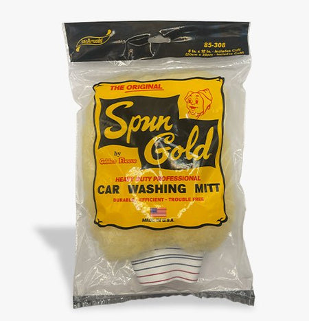 SM Arnold Spun Gold Wool Wash Mitt - Double Diamond Detailing Supplies - SM Arnold