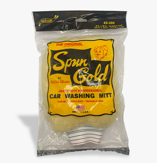Spur Gold Wool Wash Mitt
