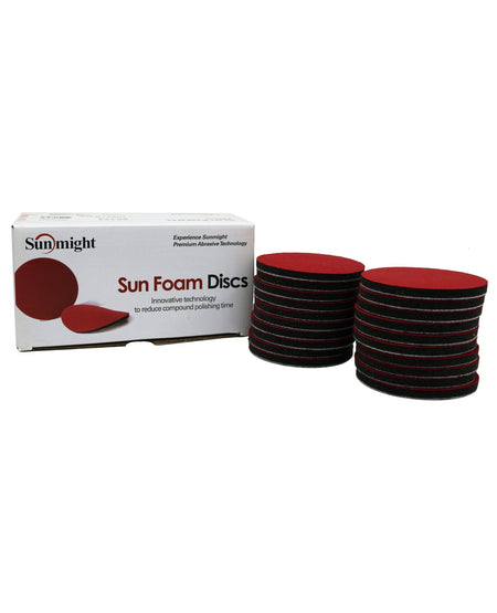 Sunmight 3 Inch Sun Foam Discs - Double Diamond Detailing Supplies - Sunmight