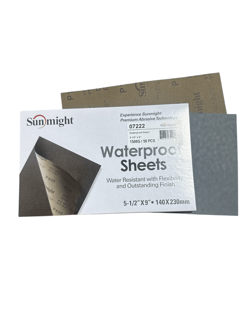 Sunmight Waterproof Sanding Sheets - Double Diamond Detailing Supplies - Sunmight